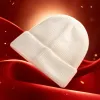 The off-white knitted cap is warm and slimming. The autumn and winter woolen cap is versatile for women's casual wear Specification image